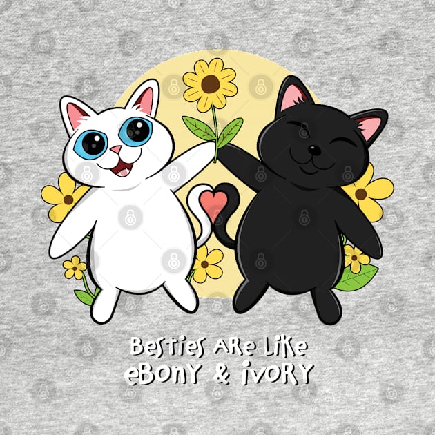 Besties Are Like Ebony and Ivory by leBoosh-Designs